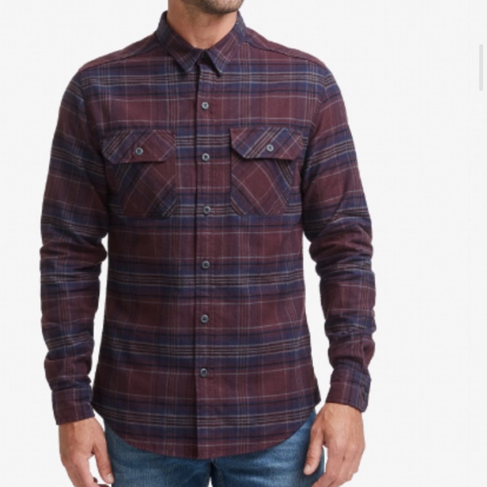 American Giant Frontier Flannel in Redwood